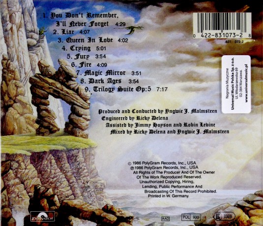 Yngwie Malmsteen: Trilogy [CD]