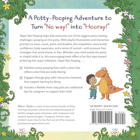Nope! Not Pooping: A Potty Training Book for Kids Who Won't Poop on the Potty - Allison Jandu [KSIĄŻKA]