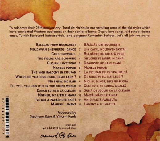 Taraf de Haidouks: Of Lovers, Gamblers and Parachute Skirts [CD]