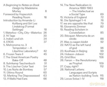 Notes on Book Design: By Formal Settings - Amanda-Li Kollberg [KSIĄŻKA]