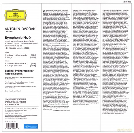 Rafael Kubelik: Dvorak Symphony No. 9 [Winyl]