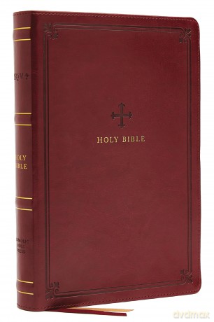 NRSV, Catholic Bible, Standard Personal Size, Leathersoft, Red, Comfort Print: Holy Bible - Catholic Bible Press [KSIĄŻKA]