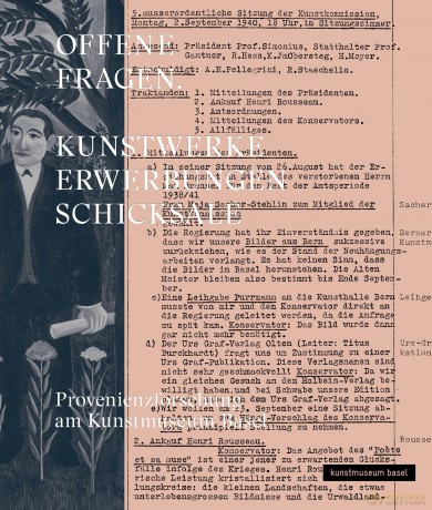 OFFENE FRAGEN. Kunstwerke - Erwerbungen - Schicksale: Provenienzforschung am Kunstmuseum Basel - Tessa Friederike Rosebrock [KSIĄŻKA]