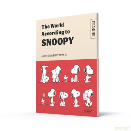 Official Peanuts: The World According to Snoopy: ALL NEW, a gift book of iconic quotes from the comic strips, celebrating 75 years of Peanuts! - Charles M. Schulz [KSIĄŻKA]