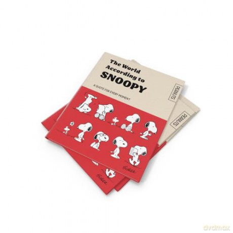 Official Peanuts: The World According to Snoopy: ALL NEW, a gift book of iconic quotes from the comic strips, celebrating 75 years of Peanuts! - Charles M. Schulz [KSIĄŻKA]