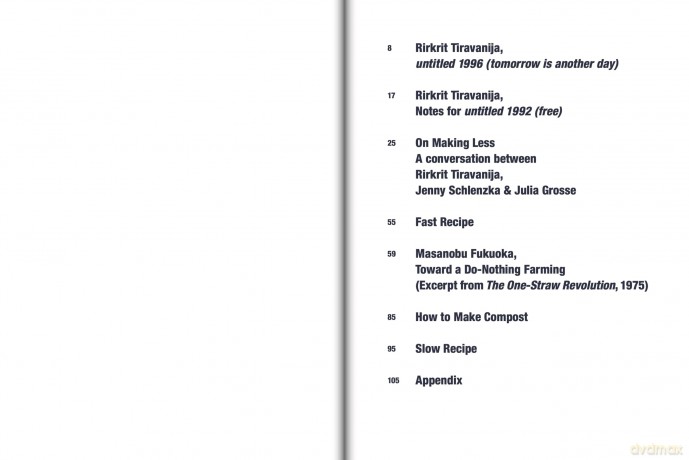 On Making Less (The Practice-what Moves Artists) - Rirkrit Tiravanija [KSIĄŻKA]