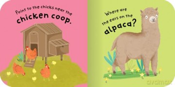 On the Farm: Bright and bold board books, designed to stimulate interaction between 2-plus toddlers and their world. (Spot and Do) - Miles Kelly [KSIĄŻKA]