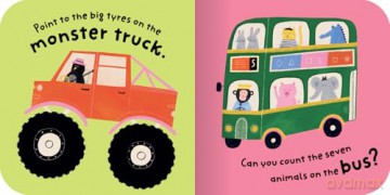 On the Move: Bright and bold board books, designed to stimulate interaction between 2-plus toddlers and their world. (Spot and Do) - Miles Kelly [KSIĄŻKA]