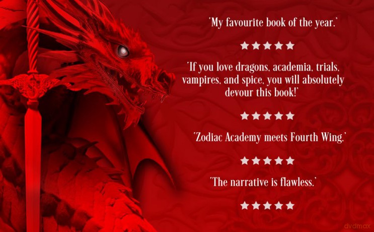 On Wings Of Blood: The HOTTEST, NEW MUST-READ dark academia fantasy romance in 2025, with dragons, vampires and spice - INSTANT SUNDAY TIMES BESTSELLER!: Book 1 (Bloodwing Academy) - Briar Boleyn [KSIĄŻKA]