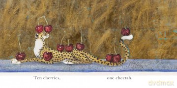One Cheetah, One Cherry: A Book of Beautiful Numbers - Jackie Morris [KSIĄŻKA]
