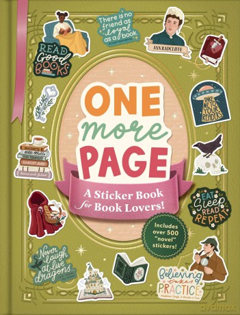 One More Page: A Sticker Book for Book Lovers! - Katie Hughes [KSIĄŻKA]