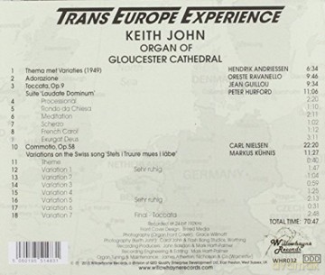 Keith John: Trans Europe Experience - organ of Gloucester Cathedral [CD]