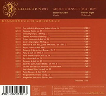 Henselt: Chamber Music [CD]