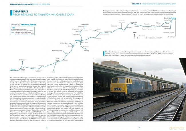 Paddington to Penzance During the Diesel Era Part 1: Paddington to Taunton - Bernard Mills [KSIĄŻKA]