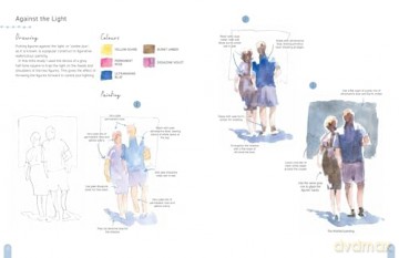 Paint 50: Watercolour Figures: From basic shapes to amazing paintings in super-easy steps - Trevor Waugh [KSIĄŻKA]