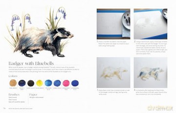 Painting Woodland Watercolors: Learn to Paint Beautiful Mushrooms, Animals, Insects, and Other Forest Wonders - Rita Gould [KSIĄŻKA]