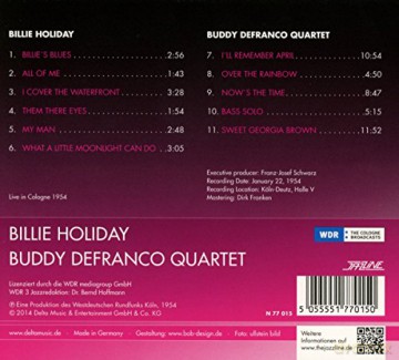 Buddy -Quartet- Defranco: Live in Cologne 1954 [CD]