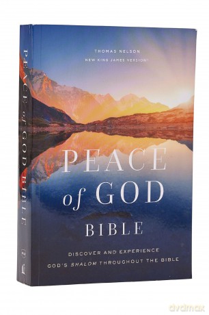 Peace of God Bible: Discover and Experience God's Shalom Throughout the Bible (NKJV, Softcover, Red Letter, Comfort Print) - Jeremiah J. Johnston PhD [KSIĄŻKA]