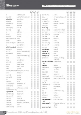 Pearson Edexcel GCSE French Vocabulary, Grammar and Translation Workbook (GCSE MFL 2024 for Edexcel) - Tom Hockaday [KSIĄŻKA]
