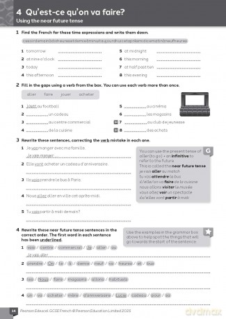 Pearson Edexcel GCSE French Vocabulary, Grammar and Translation Workbook (GCSE MFL 2024 for Edexcel) - Tom Hockaday [KSIĄŻKA]