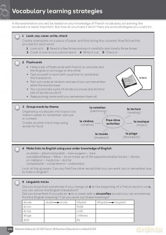 Pearson Edexcel GCSE French Vocabulary, Grammar and Translation Workbook (GCSE MFL 2024 for Edexcel) - Tom Hockaday [KSIĄŻKA]