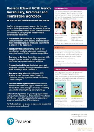Pearson Edexcel GCSE French Vocabulary, Grammar and Translation Workbook (GCSE MFL 2024 for Edexcel) - Tom Hockaday [KSIĄŻKA]