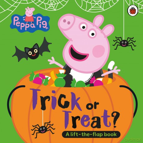 Peppa Pig: Trick or Treat: A Halloween Lift-the-Flap Board Book - Peppa Pig [KSIĄŻKA]