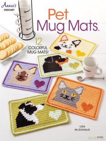 Pet Mug Mats: 12 colorful mug mats! - Lisa Mcdonald [KSIĄŻKA]