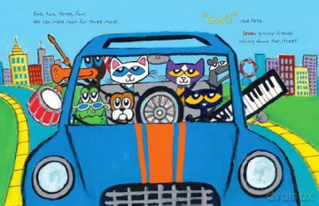 Pete the Cat's Cool New Ride - James Dean [KSIĄŻKA]