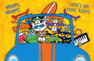 Pete the Cat's Cool New Ride - James Dean [KSIĄŻKA]