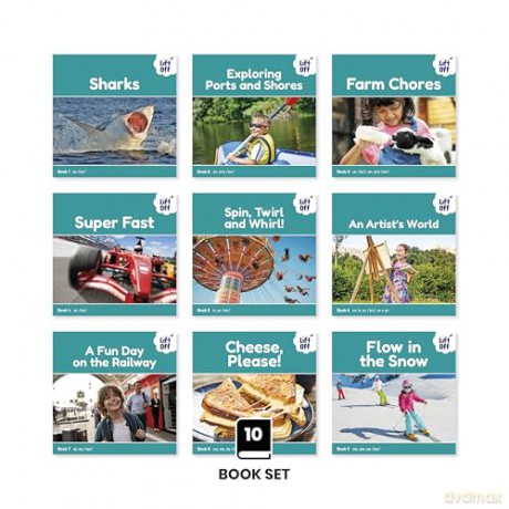Phonic Books Lift Off Readers R-Controlled Vowels and Long Vowel Teams - Phonic Books [KSIĄŻKA]