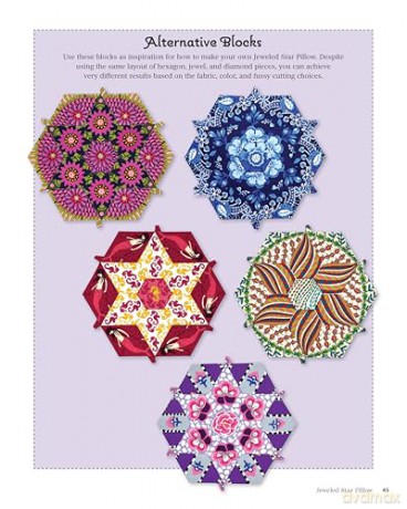Pieced Kaleidoscope Quilt Blocks: Stunning Designs and Endless Inspiration for Fussy Cut EPP Patchwork - Lydia Cheney [KSIĄŻKA]