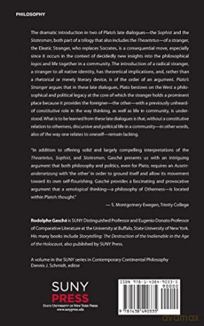 Plato's Stranger: An Essay (SUNY series in Contemporary Continental Philosophy) - Rodolphe Gasché [KSIĄŻKA]