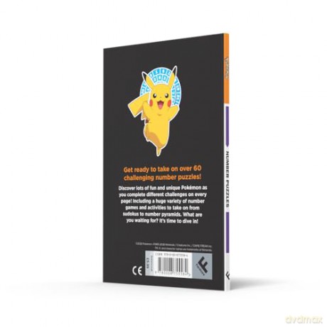 Pokémon Number Puzzles: New for 2026! A fun new puzzle book full of number games and activities, perfect for Pokémon fans aged 5, 6, 7, 8, 9! - Pokémon [KSIĄŻKA]