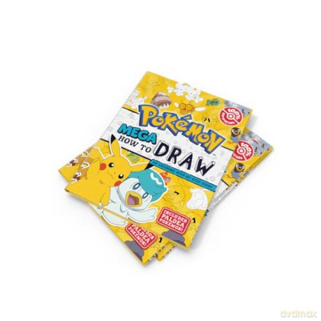 Pokémon: Mega How to Draw: An official drawing adventure! Perfect for arty kids who are fans of the game and TV series - Pokémon [KSIĄŻKA]