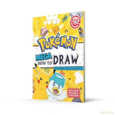 Pokémon: Mega How to Draw: An official drawing adventure! Perfect for arty kids who are fans of the game and TV series - Pokémon [KSIĄŻKA]