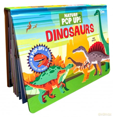 Pop Up Dinosaurs Book for Kids: Explore Jurassic World - Om Books Editorial Team [KSIĄŻKA]