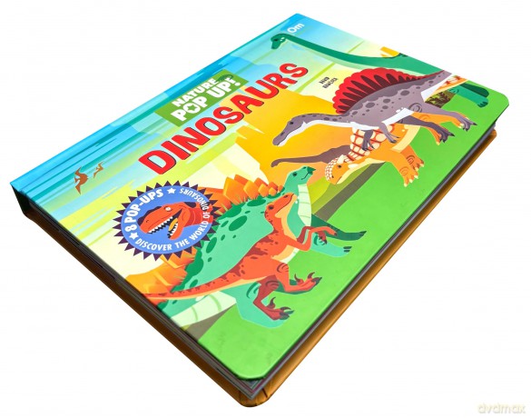 Pop Up Dinosaurs Book for Kids: Explore Jurassic World - Om Books Editorial Team [KSIĄŻKA]