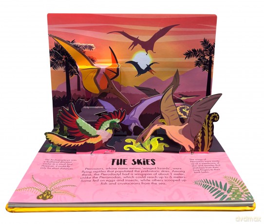 Pop Up Dinosaurs Book for Kids: Explore Jurassic World - Om Books Editorial Team [KSIĄŻKA]