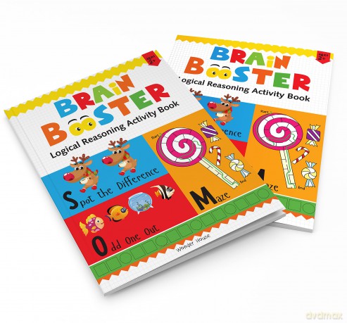 Preschool Activity Book: Brain Booster - Logical Reasoning Activity Book For Kids [KSIĄŻKA]