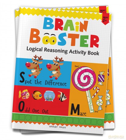 Preschool Activity Book: Brain Booster - Logical Reasoning Activity Book For Kids [KSIĄŻKA]