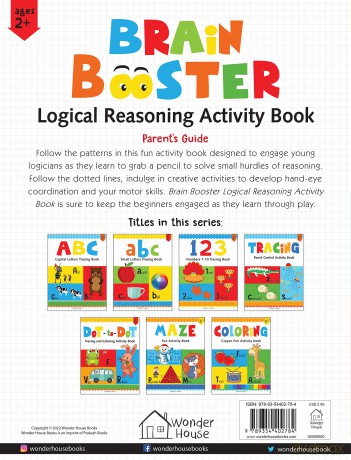 Preschool Activity Book: Brain Booster - Logical Reasoning Activity Book For Kids [KSIĄŻKA]