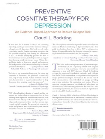 Preventive Cognitive Therapy for Depression: An Evidence-Based Approach to Reduce Relapse Risk - Claudi L. Bockting [KSIĄŻKA]