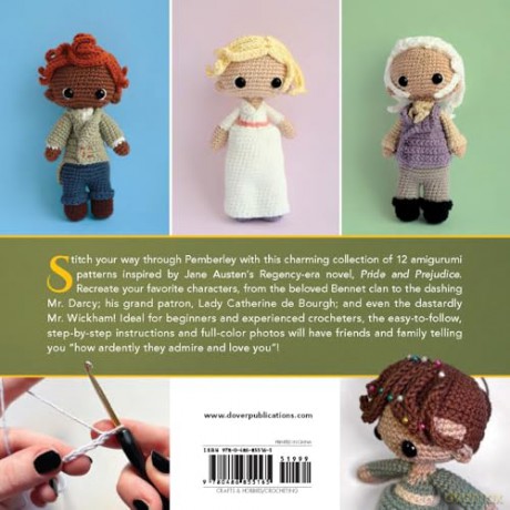 Pride and Prejudice Amigurumi: 12 Austen Characters to Crochet (Dover Crafts: Crochet) - Siobhán Eardley [KSIĄŻKA]