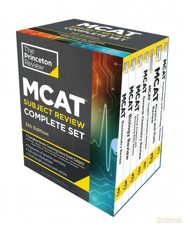 Princeton Review MCAT Subject Review Complete Box Set, 5th Edition: 7 Complete Books + 3 Online Practice Tests [KSIĄŻKA]