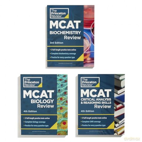 Princeton Review MCAT Subject Review Complete Box Set, 5th Edition: 7 Complete Books + 3 Online Practice Tests [KSIĄŻKA]