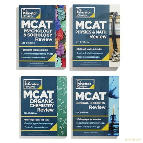 Princeton Review MCAT Subject Review Complete Box Set, 5th Edition: 7 Complete Books + 3 Online Practice Tests [KSIĄŻKA]