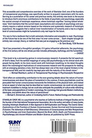 Psychology of the Future: Lessons from Modern Consciousness Research (SUNY series in Transpersonal and Humanistic Psychology) - Stanislav Grof [KSIĄŻKA]