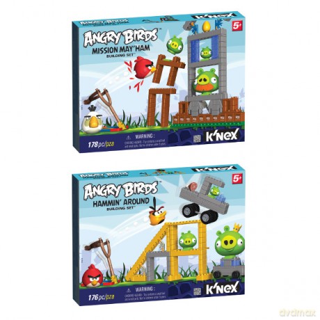 TACTIC Gra Angry Birds Knex [GRA]