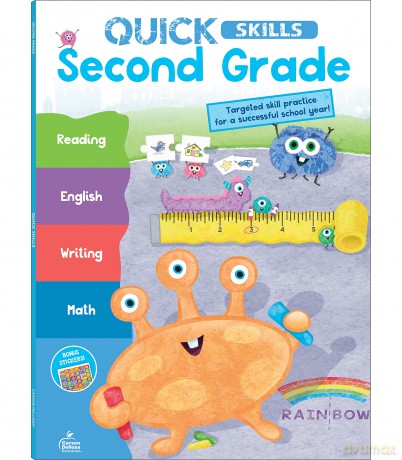 Quick Skills Second Grade Workbook - Carson Dellosa Education [KSIĄŻKA]